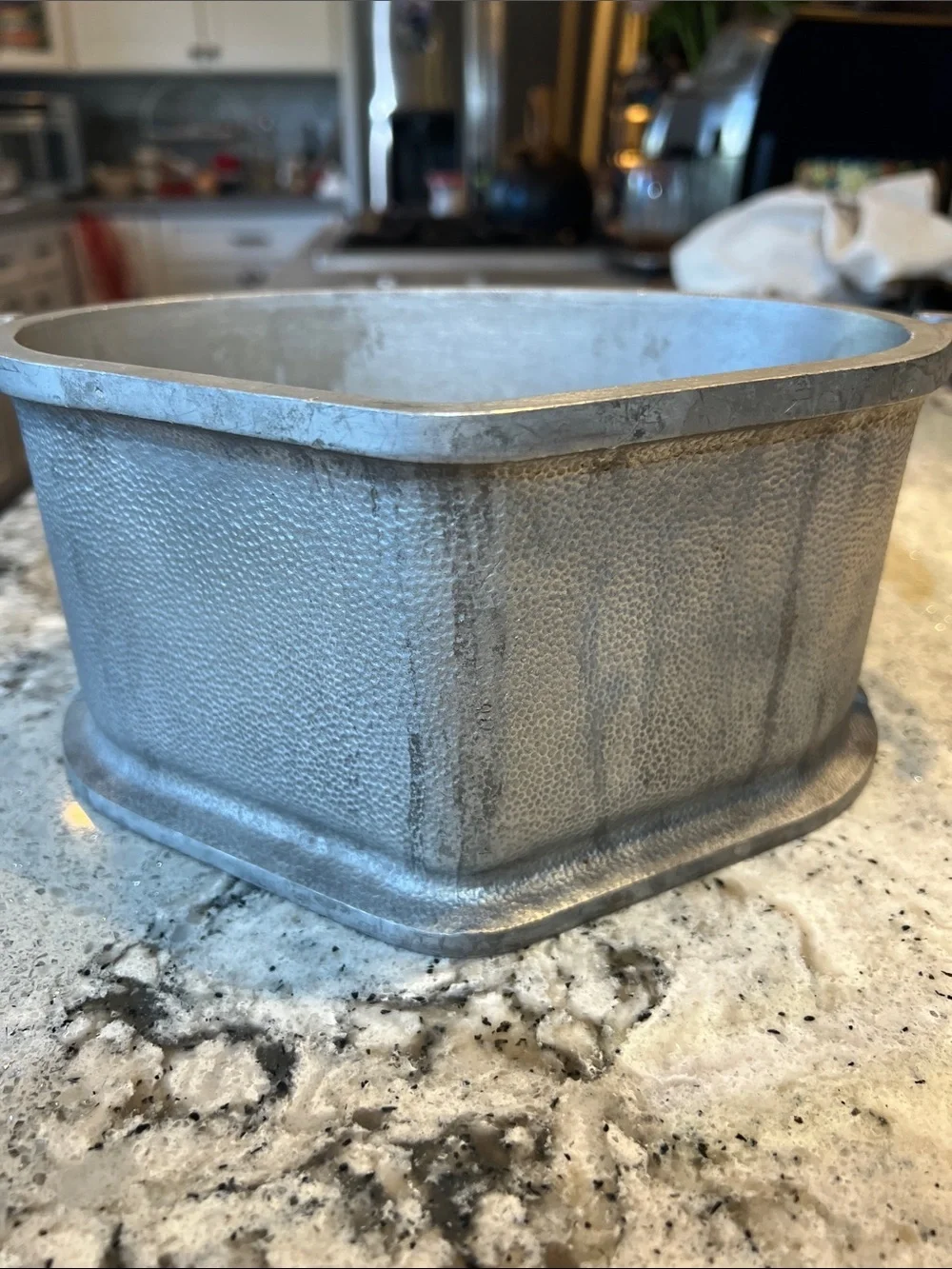 Vtg Guardian Service Cookware Triangle Heart Pot Casserole Pan w Metal Lid